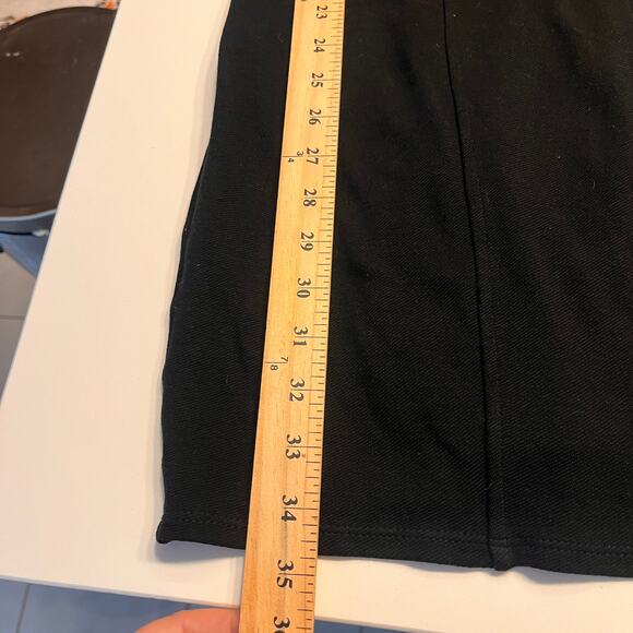 Helmut Lang Women's Black Square Neckline With Sleeveless Mini Dress Size Small - Picture 11 of 11